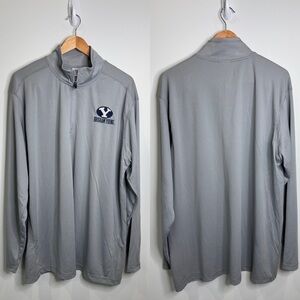 Rivalry Threads Brigham Young Gray Long Sleeve Men's Top (2XL)